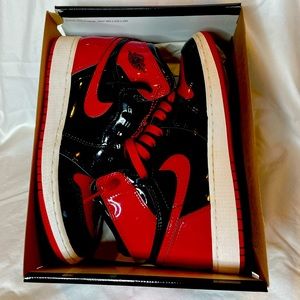 Air Jordan 1 Patton’s Retro High OG Black & Red in 5Y